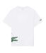 Haut De Pyjama Manches Courtes Motif/style Imprimé Au Dos Homme Blanc Lacoste-2