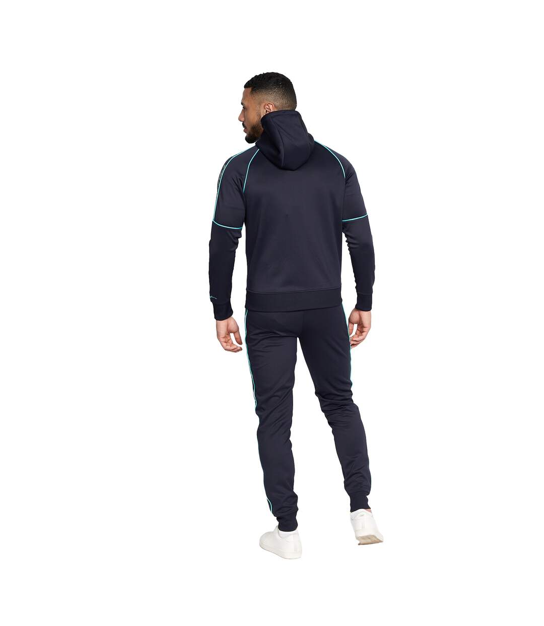 Ensemble de survêtement kraftworks homme bleu marine / vert Crosshatch-2