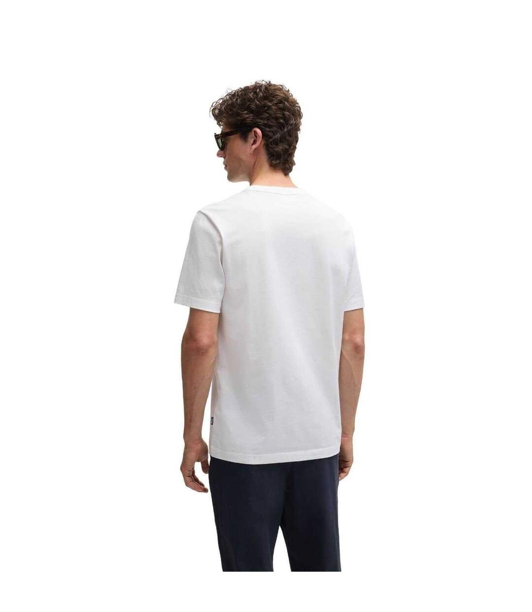T-shirt What Lies Beyond Imagination Homme Blanc Boss-3
