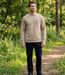 CHALLENGER GARRY2 — Sweat col rond beige : le confort résistant au quotidien-4