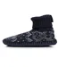 Isotoner Chaussettes d'intérieur homme maille jacquard, picots antidérapants-4