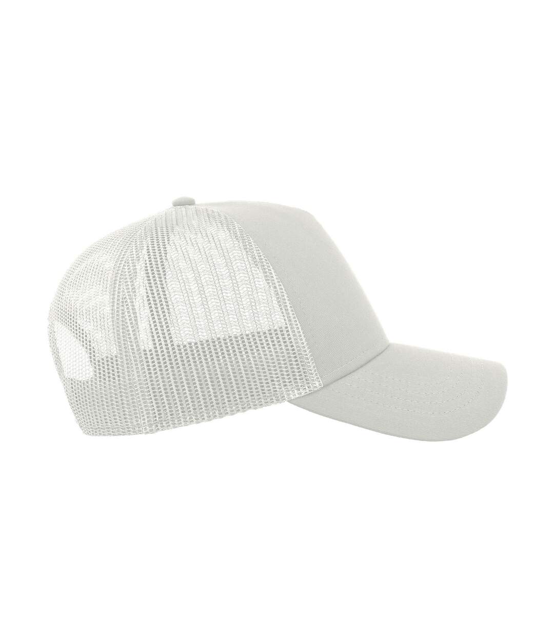 Casquette style trucker rapper mixte blanc Atlantis-4