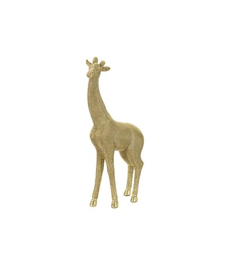 Statuette Déco en Résine Girafe 40cm Or
