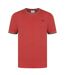 Mens Cotton T-shirt Black Slazenger-4