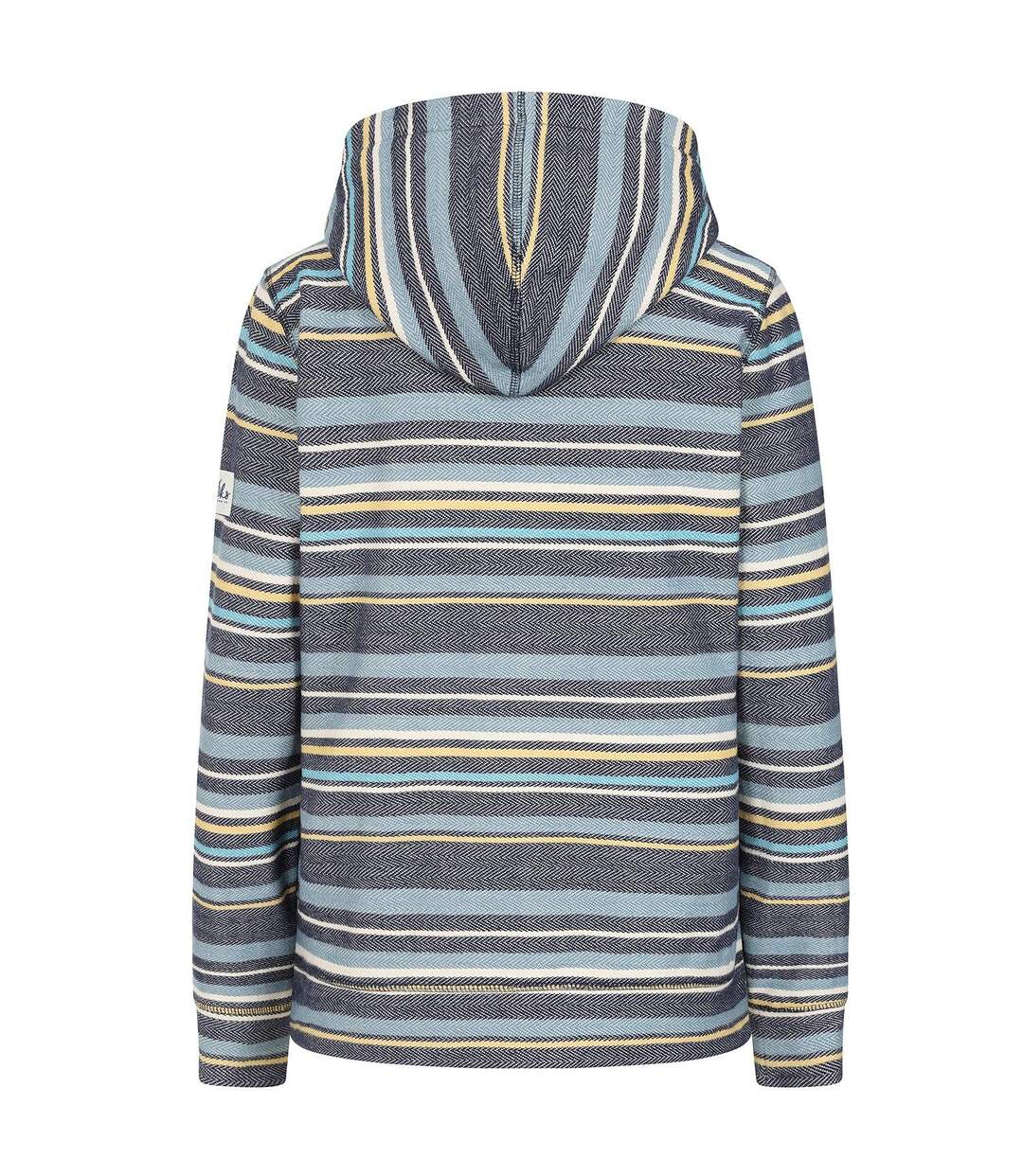 Veste À Capuche Motif/style Rayé Femme Lilas Foncé Lazy Jacks-4