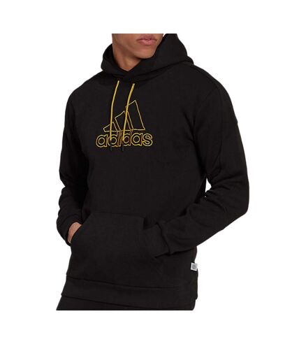 Sweat à Capuche Noir Homme Adidas Hoodie - S