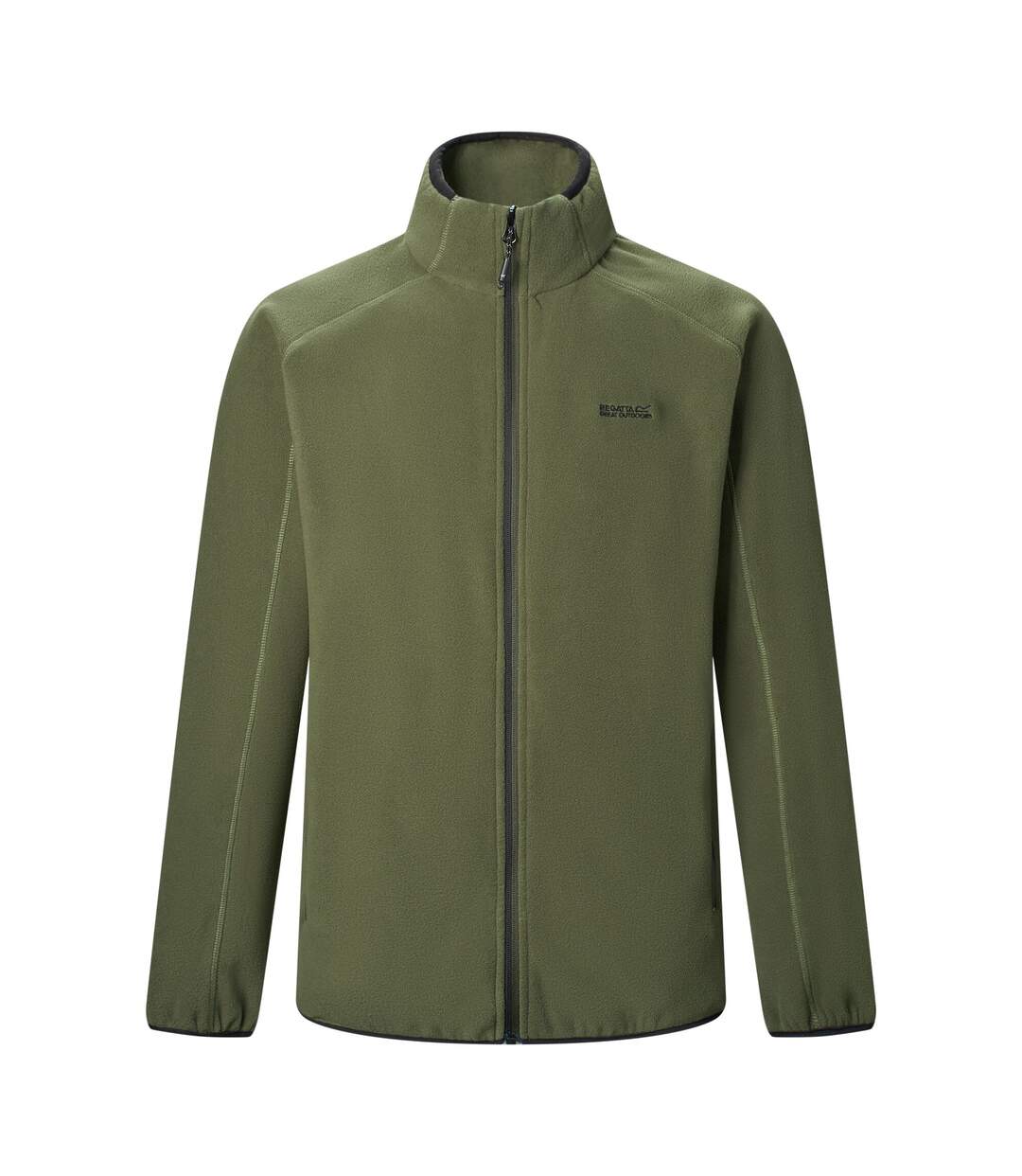 Veste Polaire Hadfield Homme Kaki Foncé Regatta-2