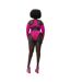 Womens/ladies Ivy Park Criss-cross High Leg Bikini Bottoms Pink Adidas-4