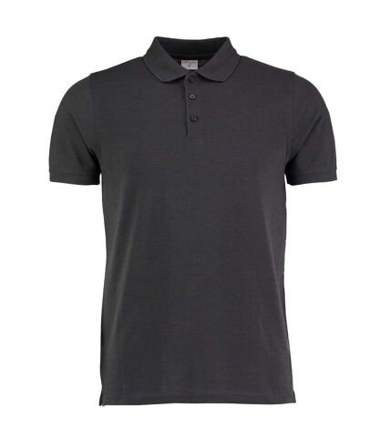 Kustom Kit Mens Klassic Pique Heavy Slim Polo Shirt (Graphite Grey) - UTPC7214