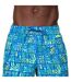 Short De Bain Motif/style Imprimé Intégral Redondo Edge Volley Homme Bleu Imprimé Speedo-4
