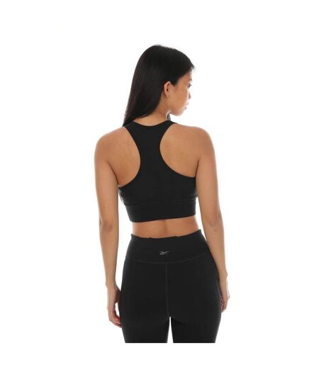 Brassière de sport identity femme noir Reebok