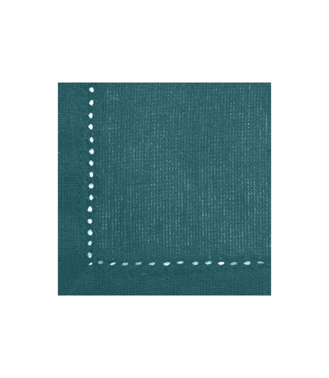 Nappe Rectangulaire Chambray 140x240cm Bleu-2