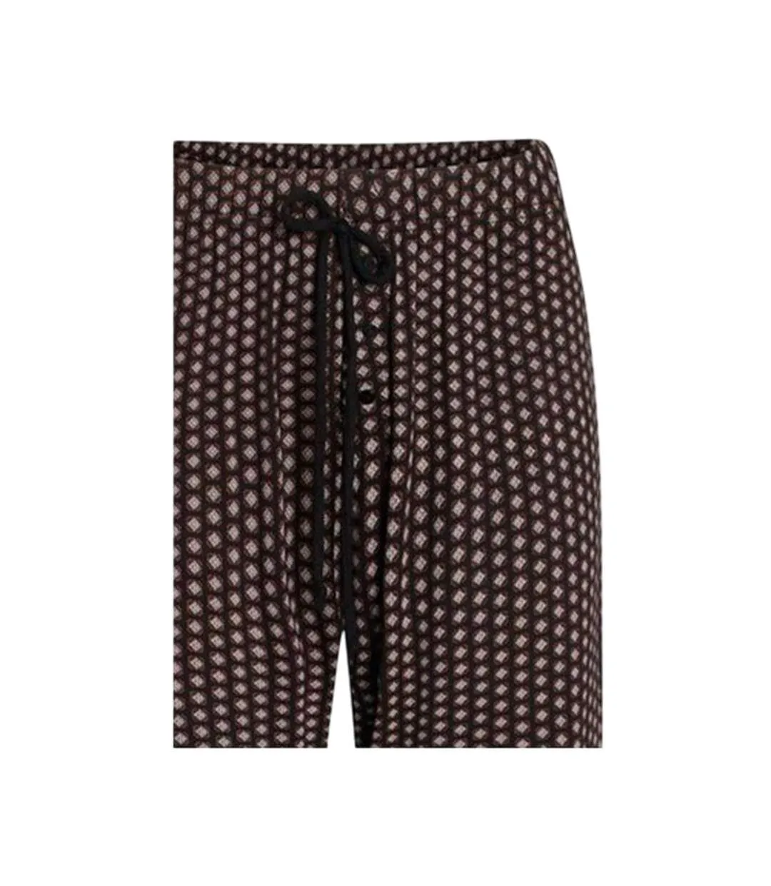 Womens/ladies Johanne Diamond Pyjama Bottoms Black CCDK Copenhagen-3