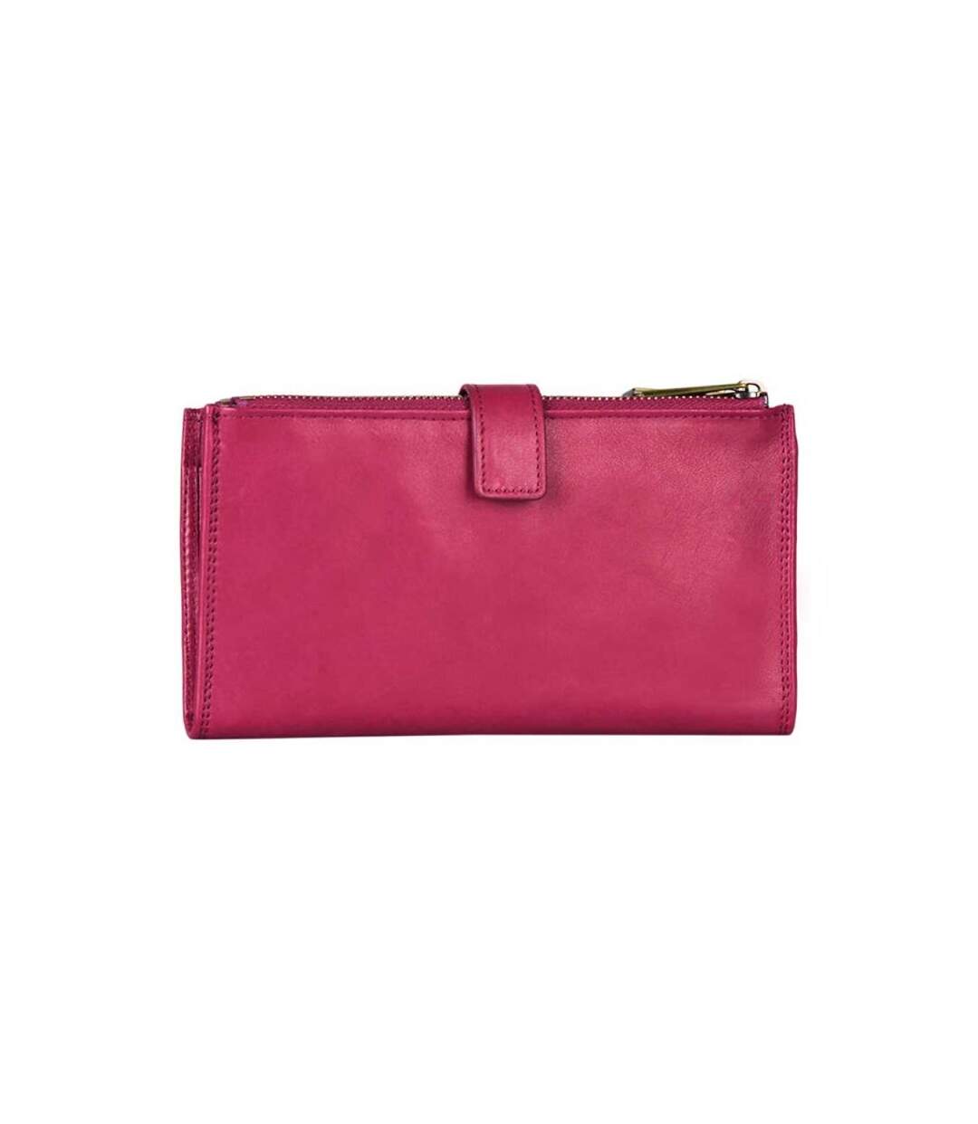 Katana - Portefeuille femme medium en cuir - fuchsia - 8755-2