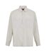Surchemise Manches Longues Motif/style Fût Homme Beige Clair Boss-2