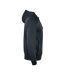 Mens Basic Active Full Zip Hoodie Black Clique-4