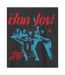 Unisex Adult Slippery When Wet Bon Jovi T-shirt Charcoal Amplified-2