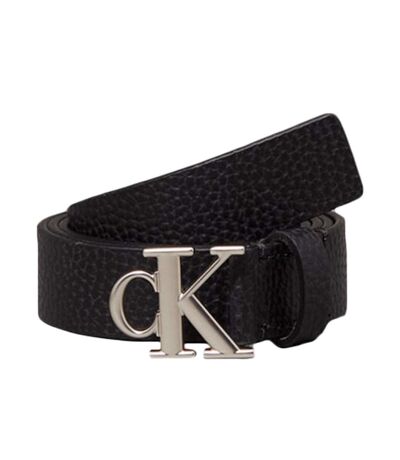 Ceinture noire femme calvin klein jeans monogram - t 100