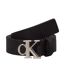 Ceinture noire femme calvin klein jeans monogram - t 100-1