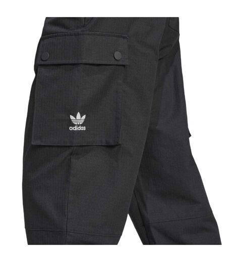 Pantalon À Poches Motif/style Texte Homme Noir Adidas
