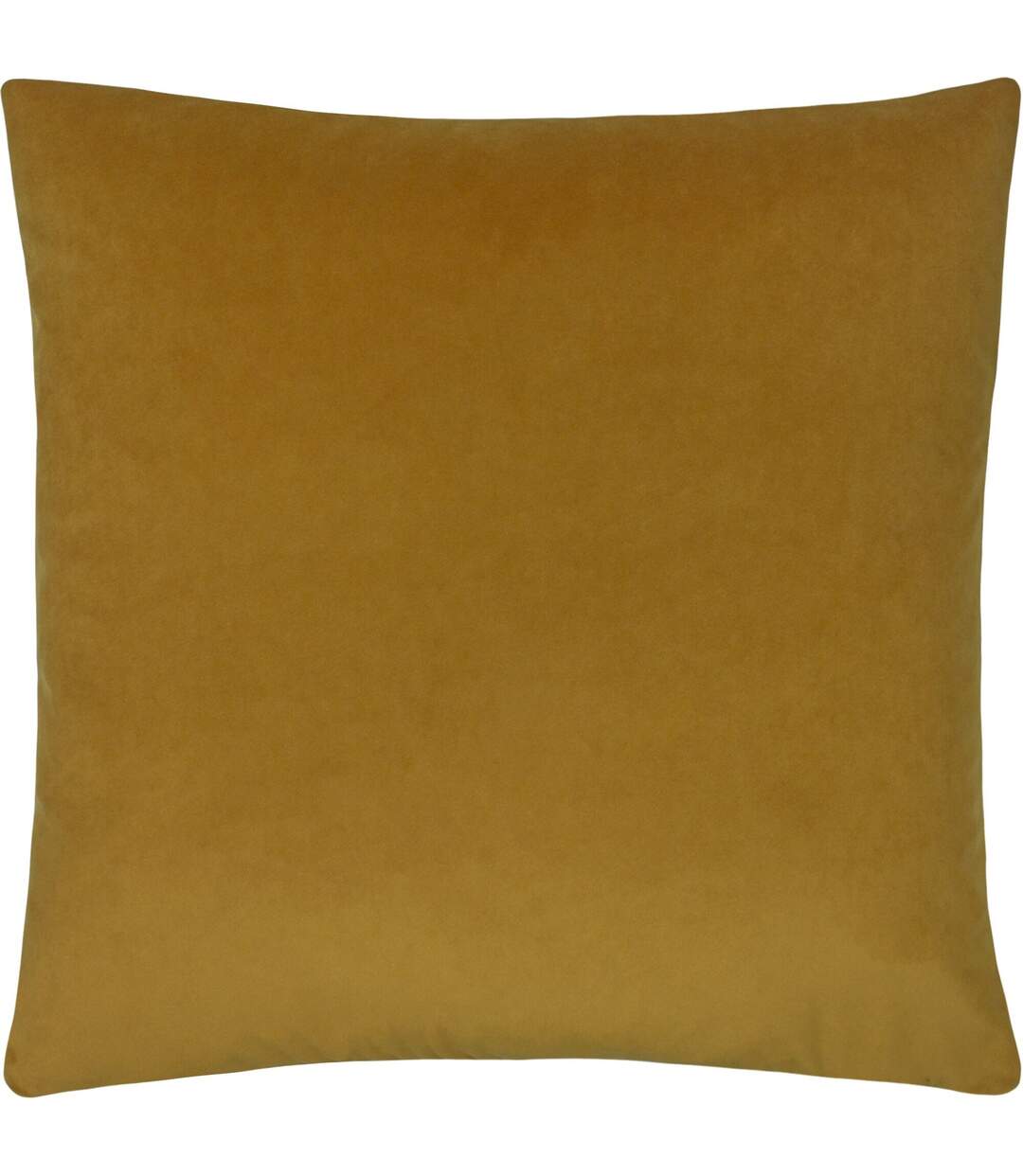 Sunningdale velvet cushion cover 50cm x 50cm saffron Evans Lichfield