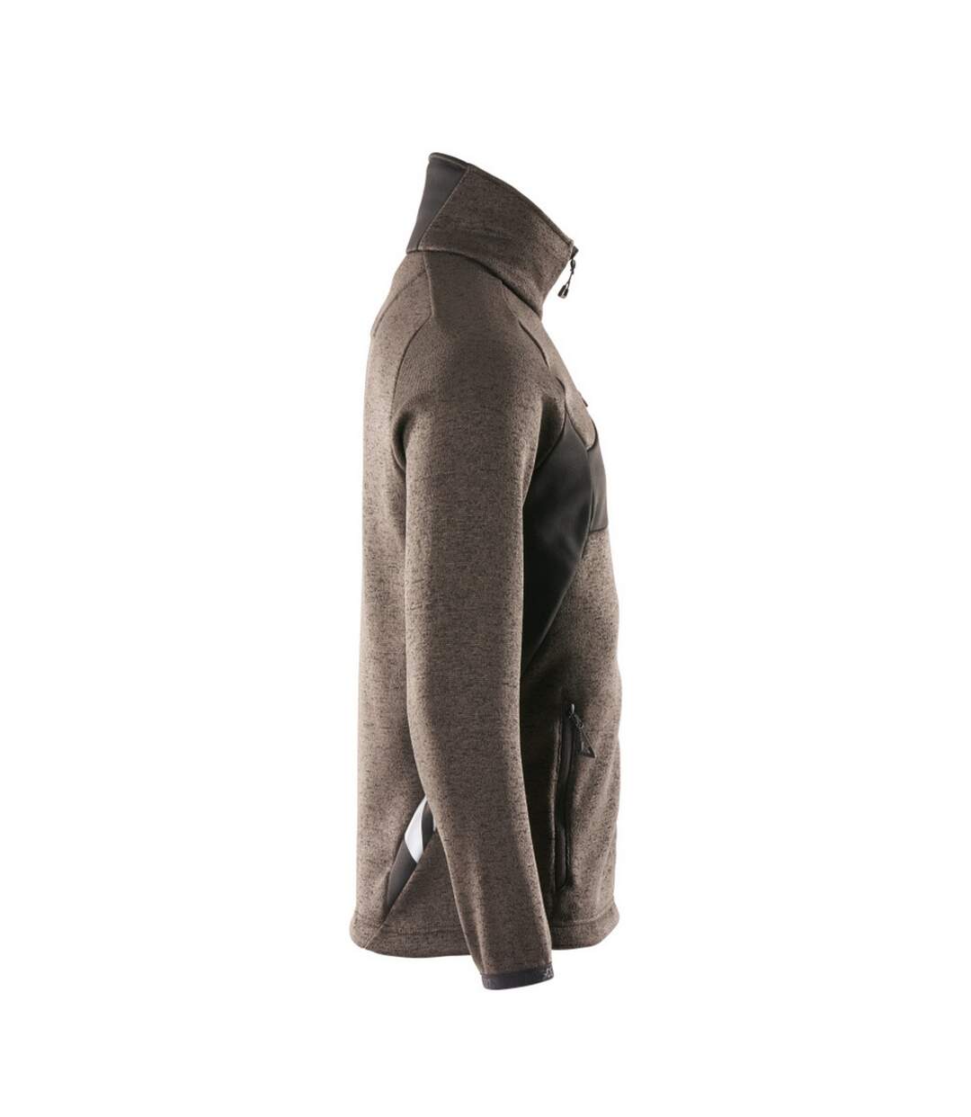 Mens Accelerate Knitted Jacket Dark Anthracite Black Mascot-4