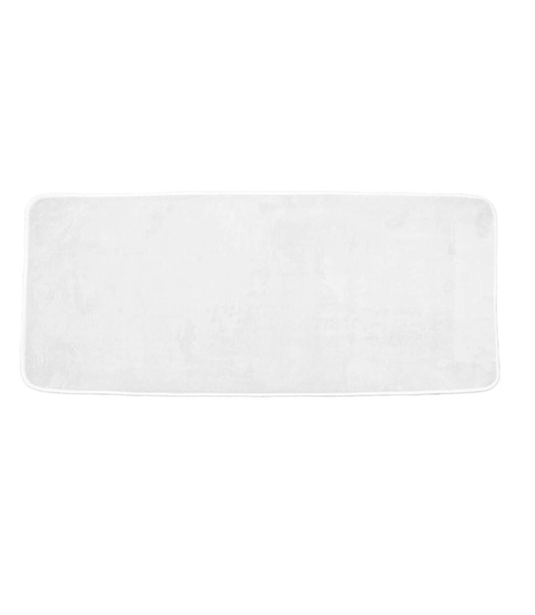 Tapis de Bain Microfibre Vitamine 50x120cm Blanc-1