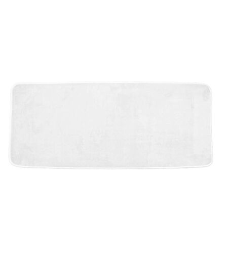 Tapis de Bain Microfibre Vitamine 50x120cm Blanc