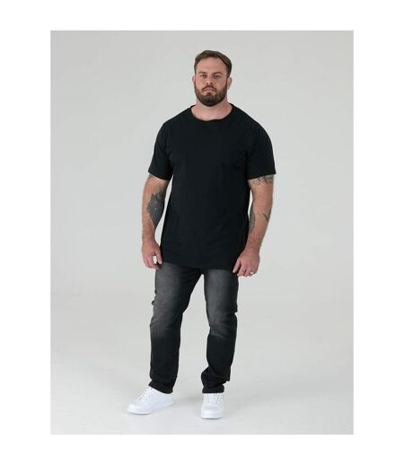 Pack Of 2  Mens D555 Fenton Kingsize T-shirt  Black Duke