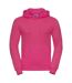 Sweat à capuche homme fuchsia Russell Russell