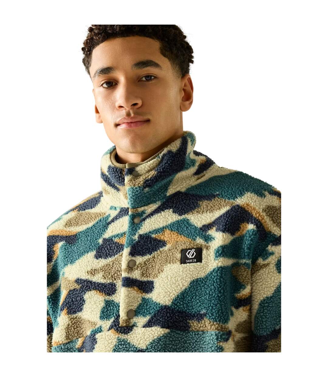 Mens Mountain Borg Quarter Zip Fleece Top Mediterranea Dare 2B-4