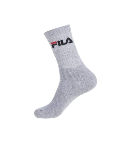 Lot de 3 paires de chaussette tennis Fila Gris