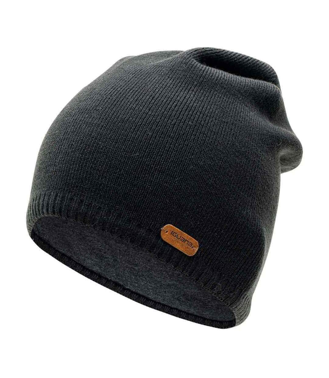 Bonnet D'hiver Motif/style Logo Winisk Adulte Noir Iguana-2