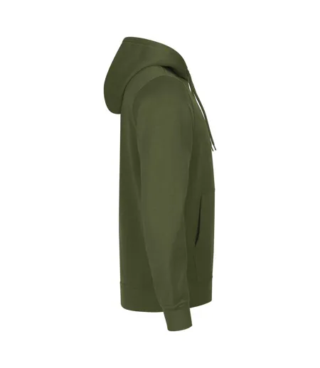 Sweat À Capuche Miami Adulte Vert Militaire Clique