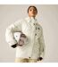 Blouson De Ski À Capuche Ajustable Motif/style Effet Craquelé Snowline Femme Blanc Cassé Imprimé Dare 2B-1