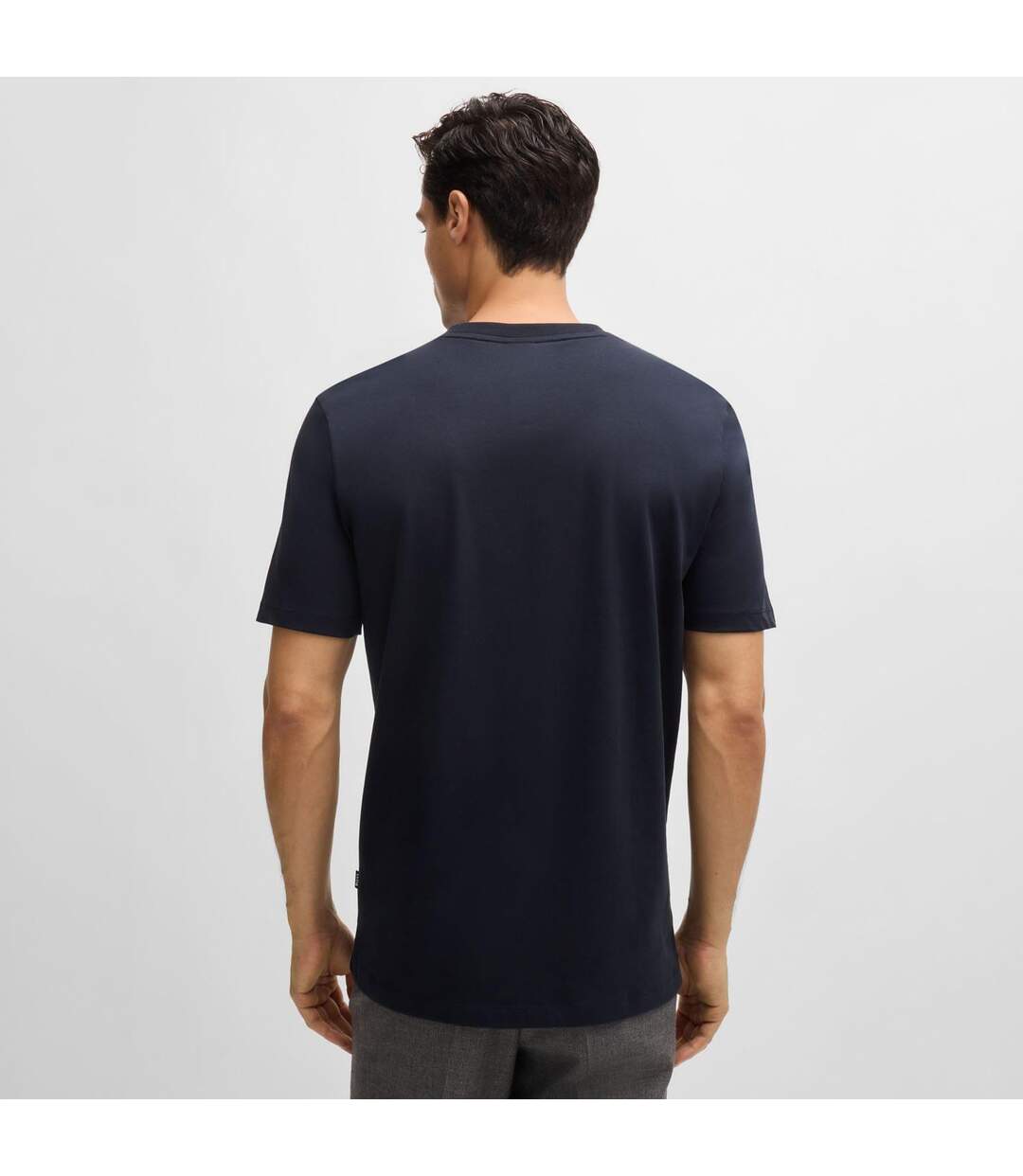 T-shirt Thompson Homme Bleu Foncé Boss-2