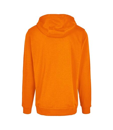 Build Your Brand Mens Heavyweight Hoodie (Paradise Orange)