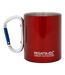 Mug En Acier Avec Poignée Mousqueton Taille Unique Rouge Regatta-1