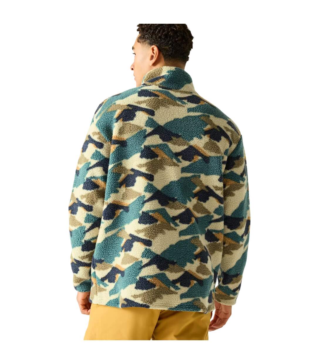 Mens Mountain Borg Quarter Zip Fleece Top Mediterranea Dare 2B-3