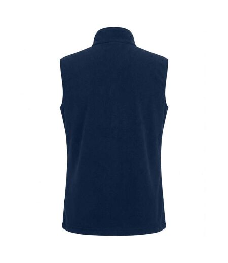 Mens Rochester Fleece Gilet Navy Brook Taverner