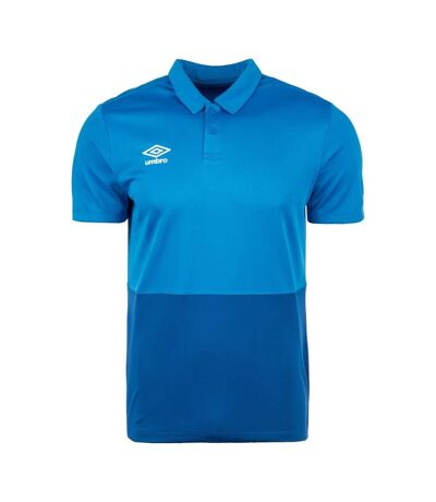 Umbro Mens Polyester Polo Shirt (Royal Blue/French Blue) - UTGD100