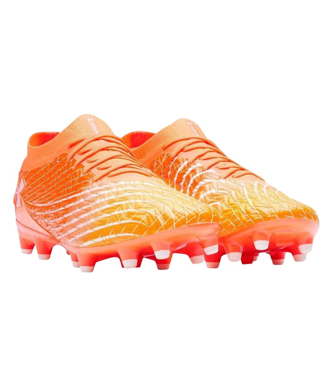 Chaussures De Foot Motif/style Imprimé Graphique Magnetico Pro Homme Orange Blanc Under Armour-4