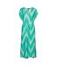 Womens/ladies Josie V Neck Midi Dress Green Vero Moda-2