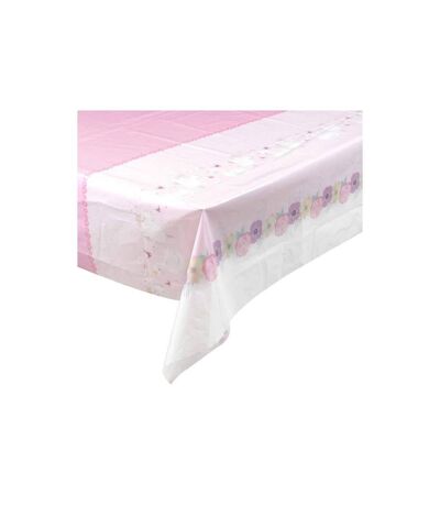 Nappe Plastique Cygne 1,3x1,8m Rose