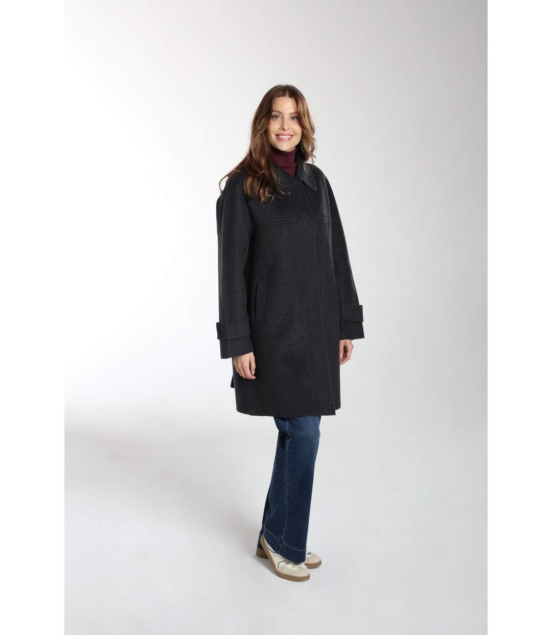 Manteau Elara  Avec Col Claudine | Gerard Pasquier-3