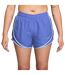 Womens/ladies Tempo Dri-fit Mid Rise Running Shorts Sapphire Blue Nike-1
