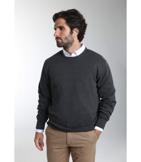 Pull col rond  en coton MAXENCE