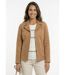 Blouson zippé tissu suédé velouté-1