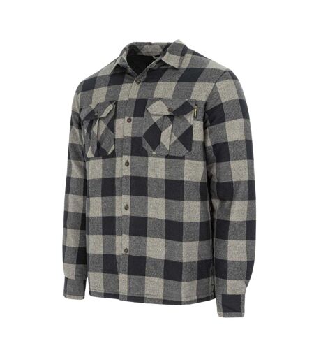 Chemise Motif/style À Carreaux Lumber Homme Gris Noir Dunlop