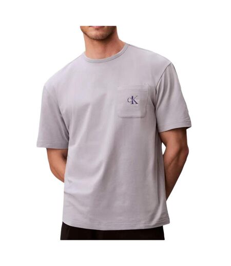 T-Shirt gris homme calvin klein jeans monogram